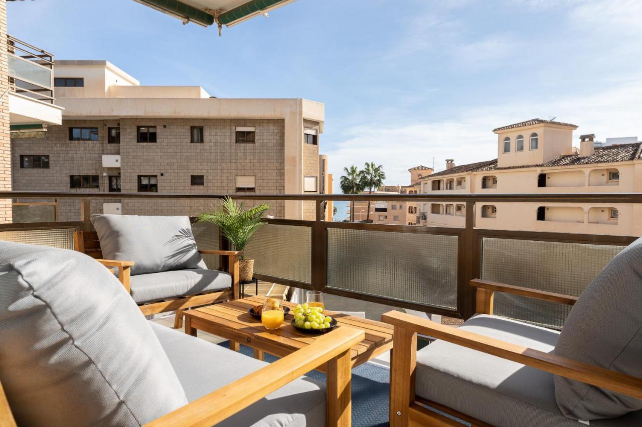 Sea View 2 Bedroom Apartment 2 Min Away From The Beach توريمولينوس المظهر الخارجي الصورة
